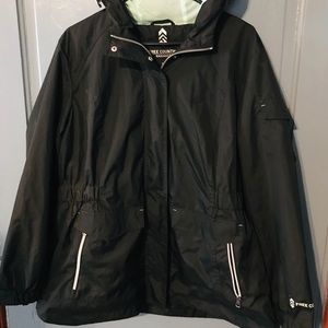 Free country, winter coat . Teal on inside